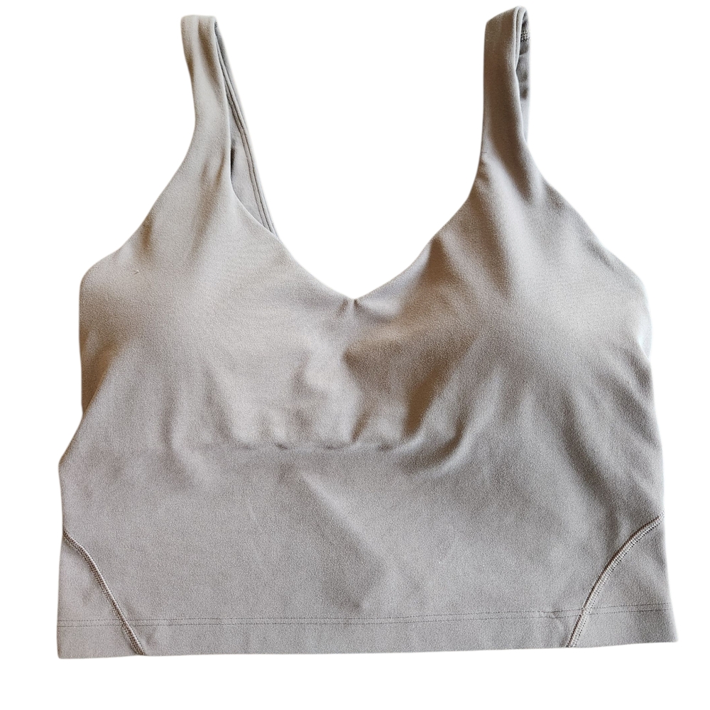 LULULEMON Align Cropped Tank Top, Size 6, Java/Brown